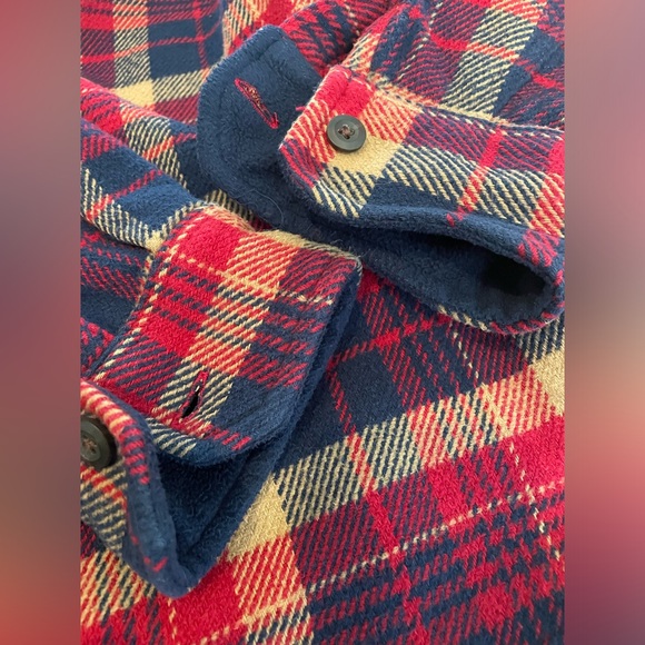 Woolrich The Green Label collection- %100 cotton plaid heavy Shacket Sz XL - Picture 8 of 13